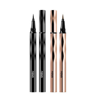 777 (ของแท้/พร้อมส่ง) อายไลน์เนอร์  NOVO zoom in eyes easy to draw eyeliner หัวแปรงเรียวเล็กสุดๆ