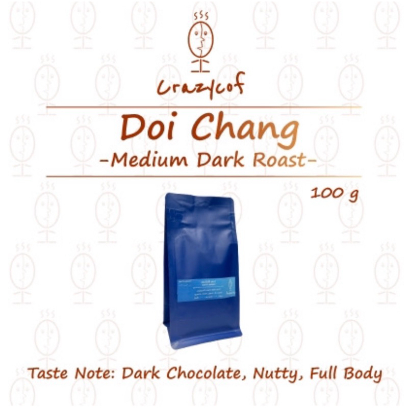 Crazycof [พร้อมส่ง] เมล็ดกาแฟ Doi chang - 100g