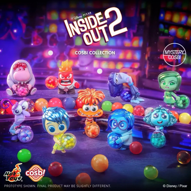 ✅ถึง🇹🇭15-20พฤศจิ [ยกเซต / Secret] HOTTOYS Disney Pixar Inside Out 2 Cosbi Collection Series Figures