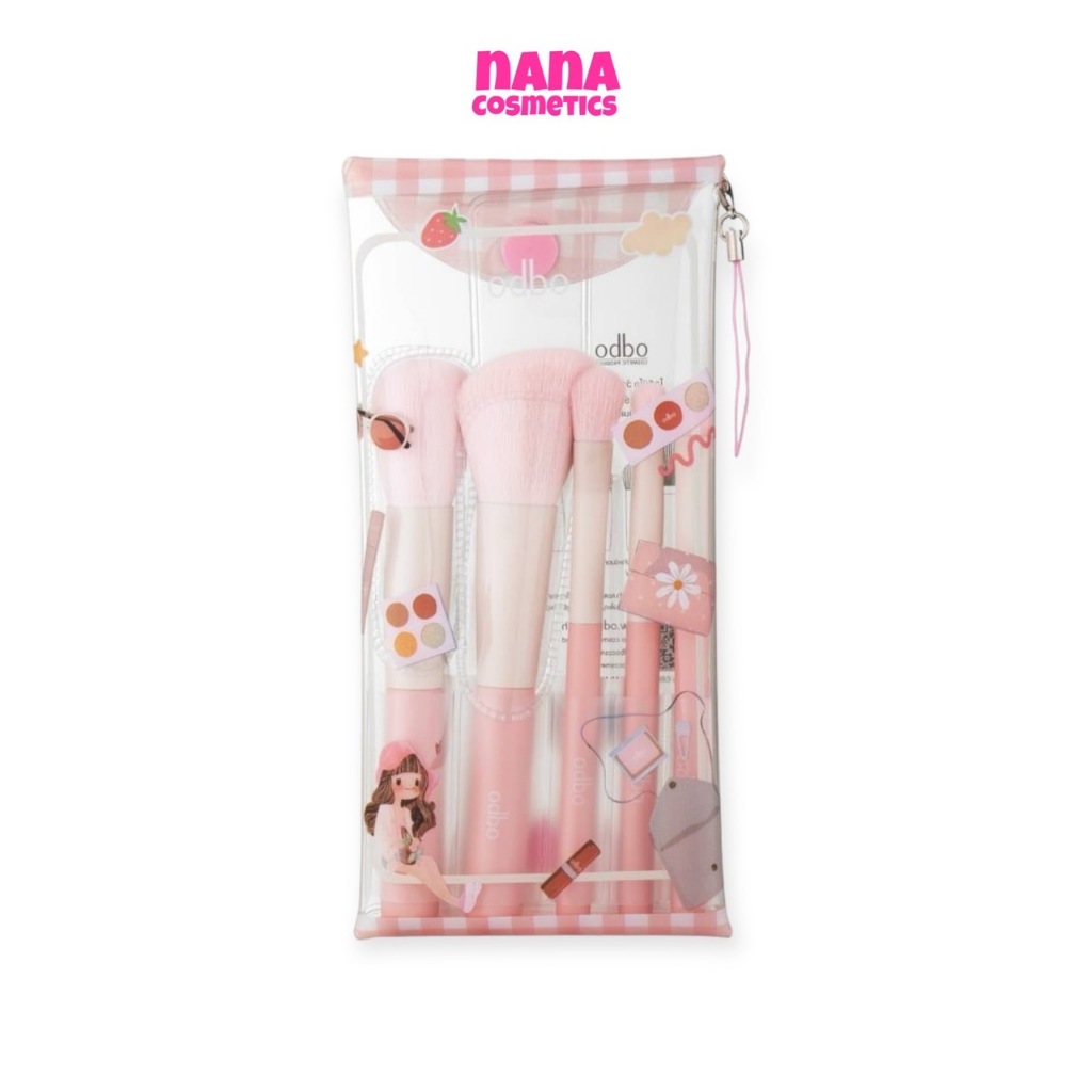 OD8060 โอดีบีโอ ว้าว บิวตี้ เซ็ต แปรง 5 ชิ้น ODBO Wow Beauty Set