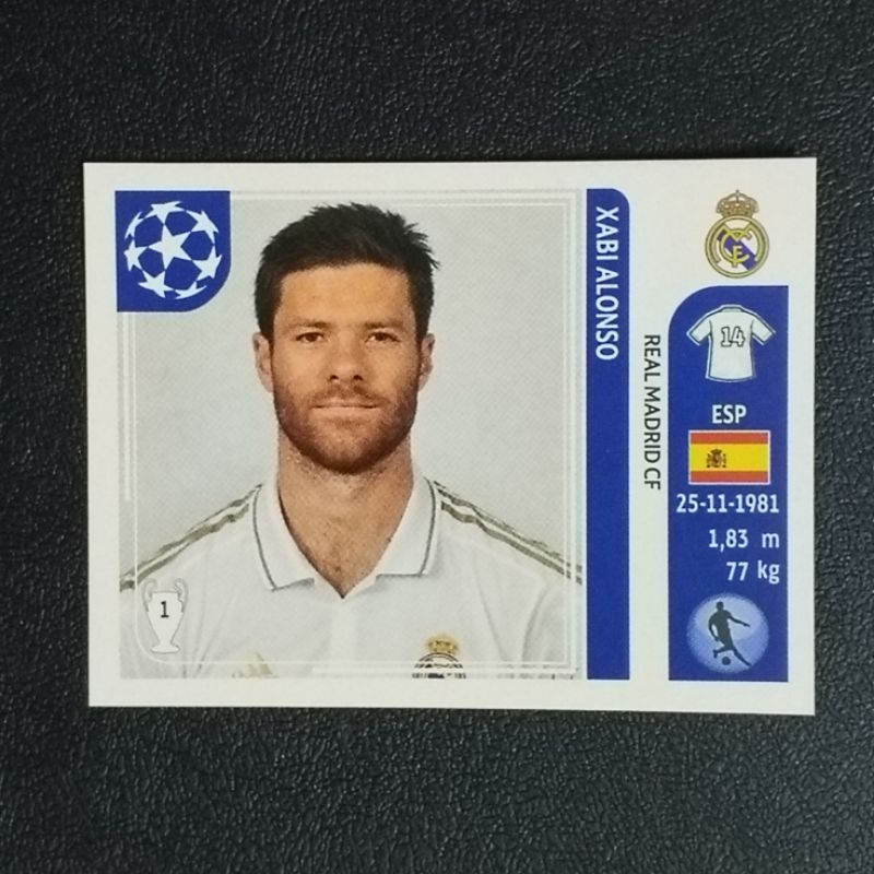 สติ๊กเกอร์นักฟุตบอล ชาบี อลอนโซ่ XABI ALONSO PANINI 2011-2012 UEFA CHAMPIONS LEAGUE STICKERS COLLECT