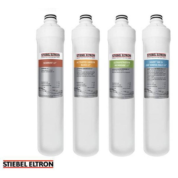 Stiebel Eltron ชุดไส้กรองน้ำดื่ม13" สำหรับเครื่องกรองน้ำสตีเบลรุ่น Stream5s (4กระบอก/ชุด)