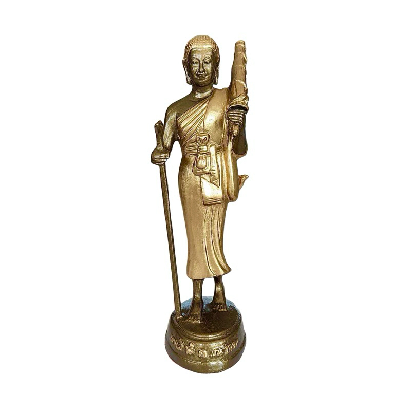 พระสีวลี แร่เหล็กน้ำพี้ ฐาน 3 นิ้ว สูง 9 นิ้ว