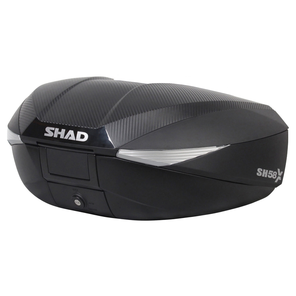 กล่องท้าย SHAD SH58X ลาย Carbon (ไม่มีเบาะพิงหลัง) ขนาด 58L ปรับได้ 3 ระดับ