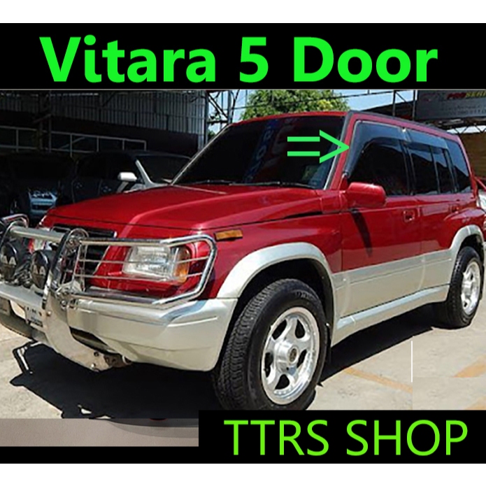 กันสาด Suzuki Vitara 3 และ 5 ประตู สีดำ หลัง 3 M พร้อมส่งวันนี้