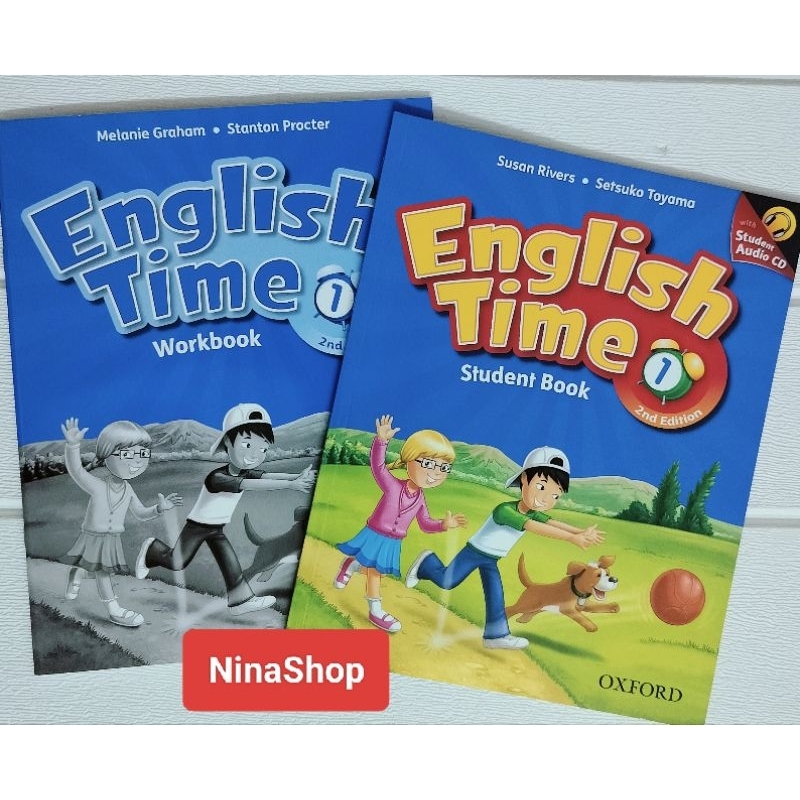 หนังสือเรียนภาษาอังกฤษ English Time แบบเรียนเล่ม1+เล่มแบบฝึกหัด+CD