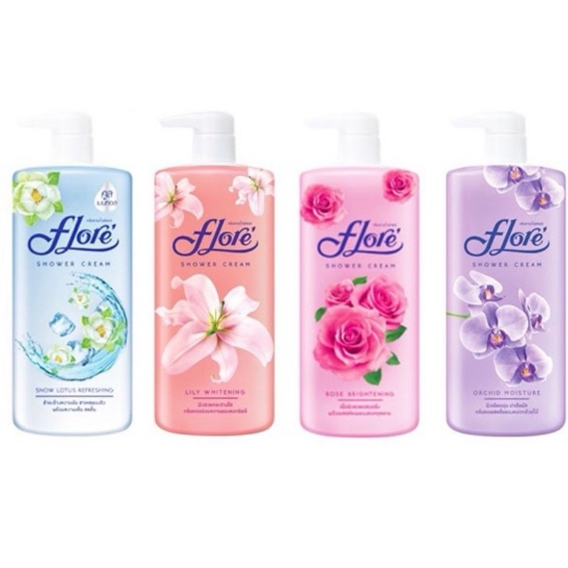 (1ขวด) Flore’ ครีมอาบน้ำฟลอเร่ ปริมาณสุทธิ 500 มล