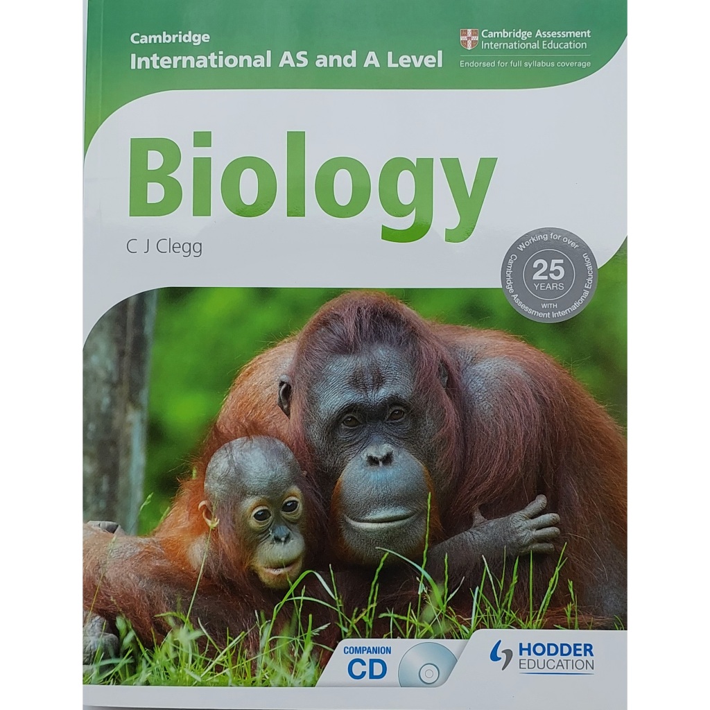หนังสือ แบบเรียน ชีววิทยา ภาษาอังกฤษ Cambridge International AS and A Level Biology 520Page