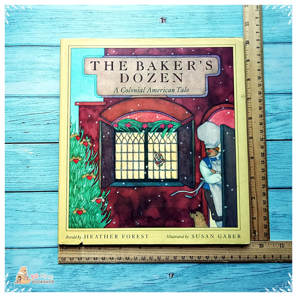 นิทานน่าอ่าน║The Baker's Dozen║★มือสอง ★ปกแข็ง📌**ใบหุ้มปกมีรอยขาดเล็กน้อย **ขอบปกถลอก **เขียนที่ใบรองปก