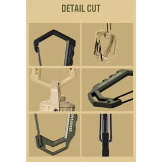Cargo Container Hard Karabiner D