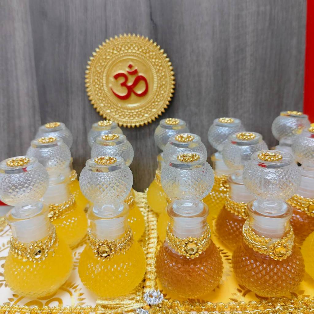 เนยกีย์ น้ำผึ้ง ขวดคริสตัลหรูหรา 50 ml ถวายพระพิฆเนศโปรด