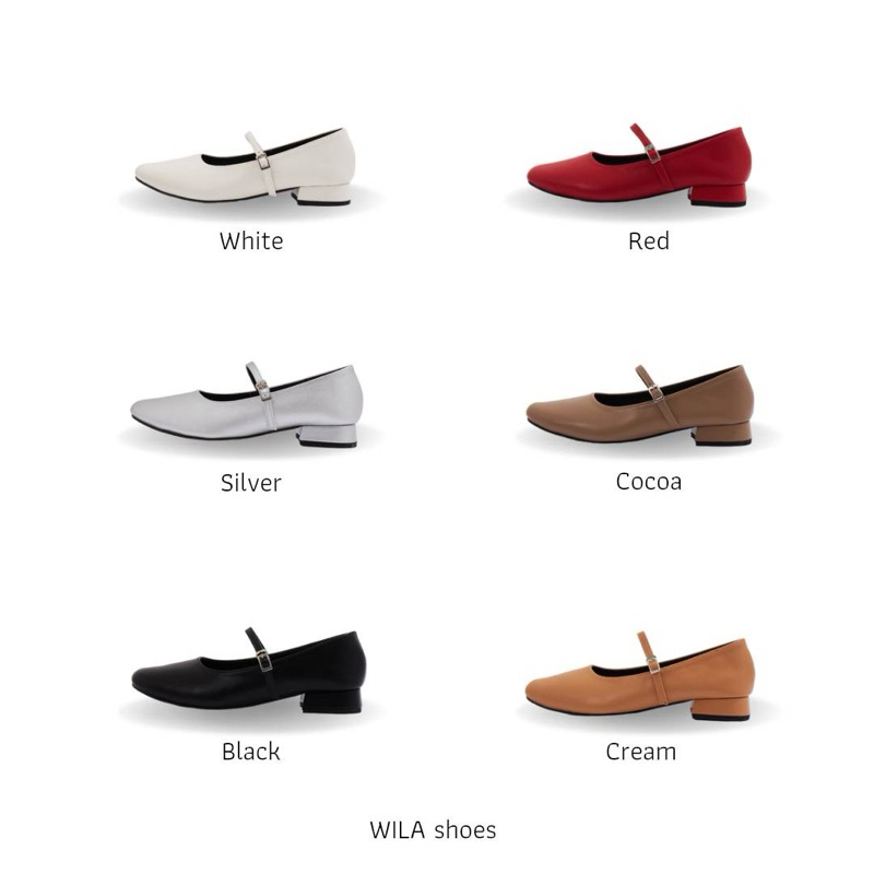 wila shoes รองเท้าคัทชู น่ารักๆ รุ่น ii2