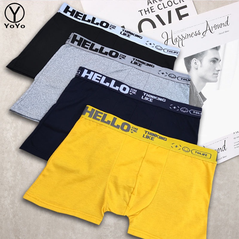 YOYO กางเกงในผู้ชาย กางเกงชั้นในHELLO กางเกงในนักเรียน เด็กโต รุ่น635 - รูปที่ 4