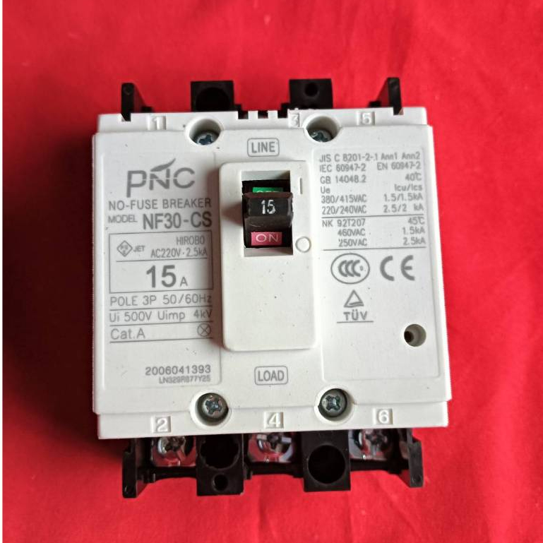 NF30-CS 3P 10A 15A  - PNC- เบรกเกอร์ MCCB รุ่น NF30-CS, 15A