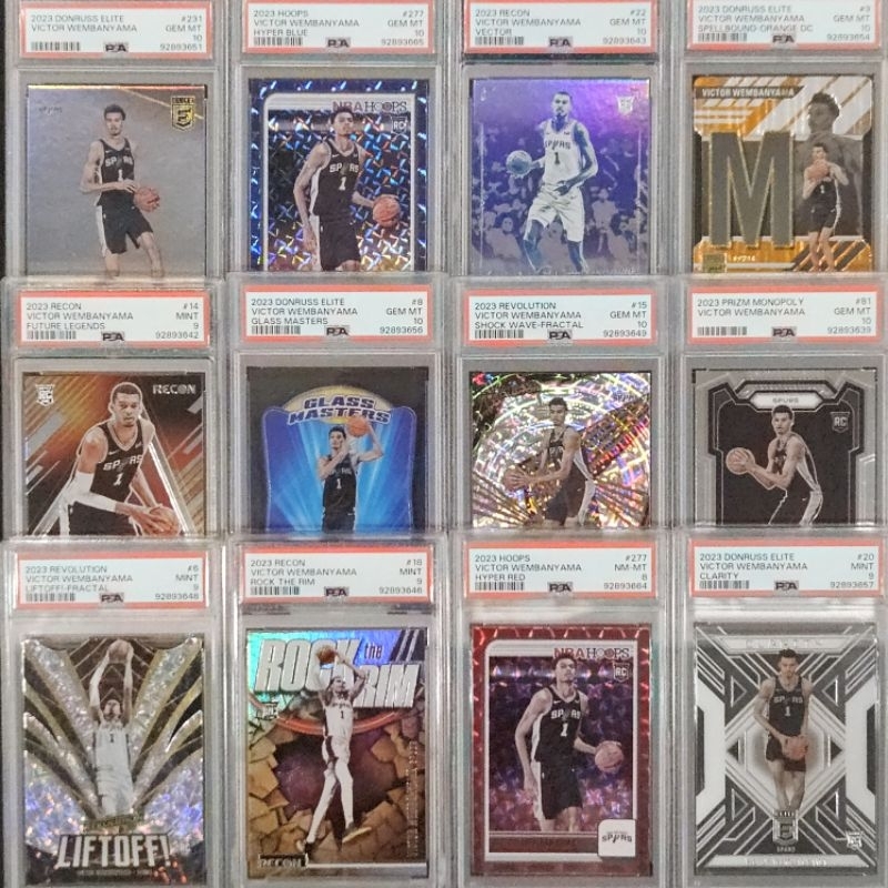 การ์ดเกรด Victor​ Wembanyama RC​ กรอบPSA