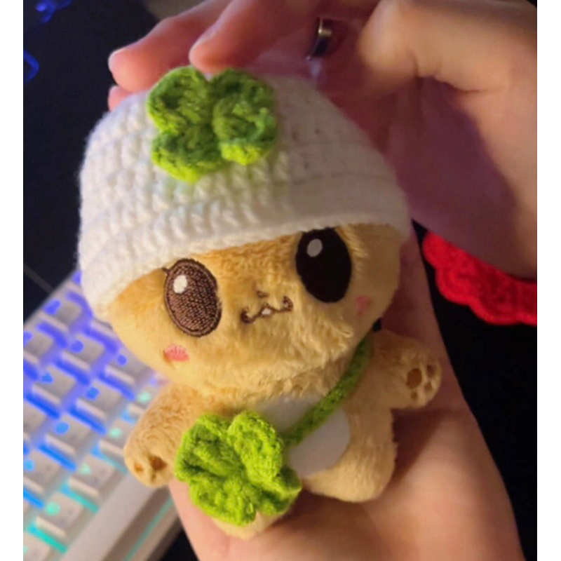 ชุดตุ๊กตา 10 cm โคลเวอร์เซ็ต หมวก+กระเป๋า
