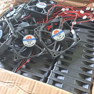 พัดลมระบายความร้อน 8015 ขนาด 80mm. 12V และ 24V