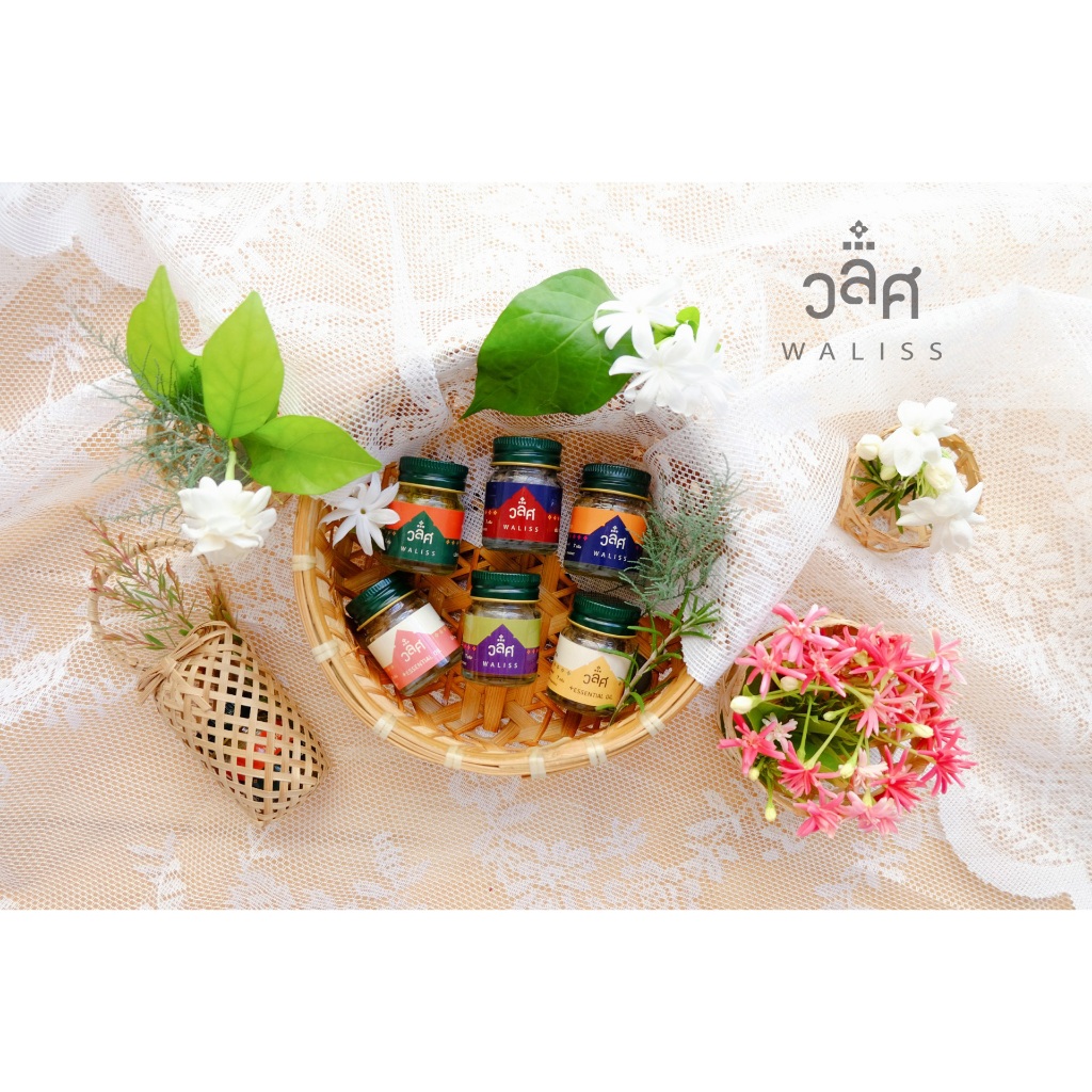 **Set 12 ขวด** วลิศ - ไม้หอมพรีเมี่ยม รุ่นอโรม่า (+Essential Oils)