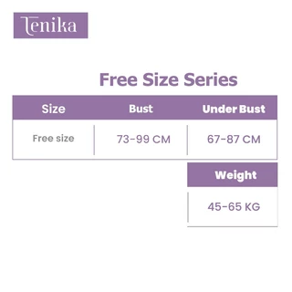 TENIKA เจลลี่บรา บราไร้ขอบ ไร้โครง Free Size Bra เสื้อในไร้โครง เสื้อในดันทรง เสื้อใน JY04