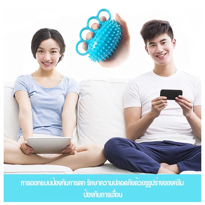 ลูกบอลนวดมือ ลูกบอล บีบ บริหารมือ  Hand Exerciser Ball แฮนด์บอล ฝึกกล้ามเนื้อ ลูกบอลกายภาพมือ