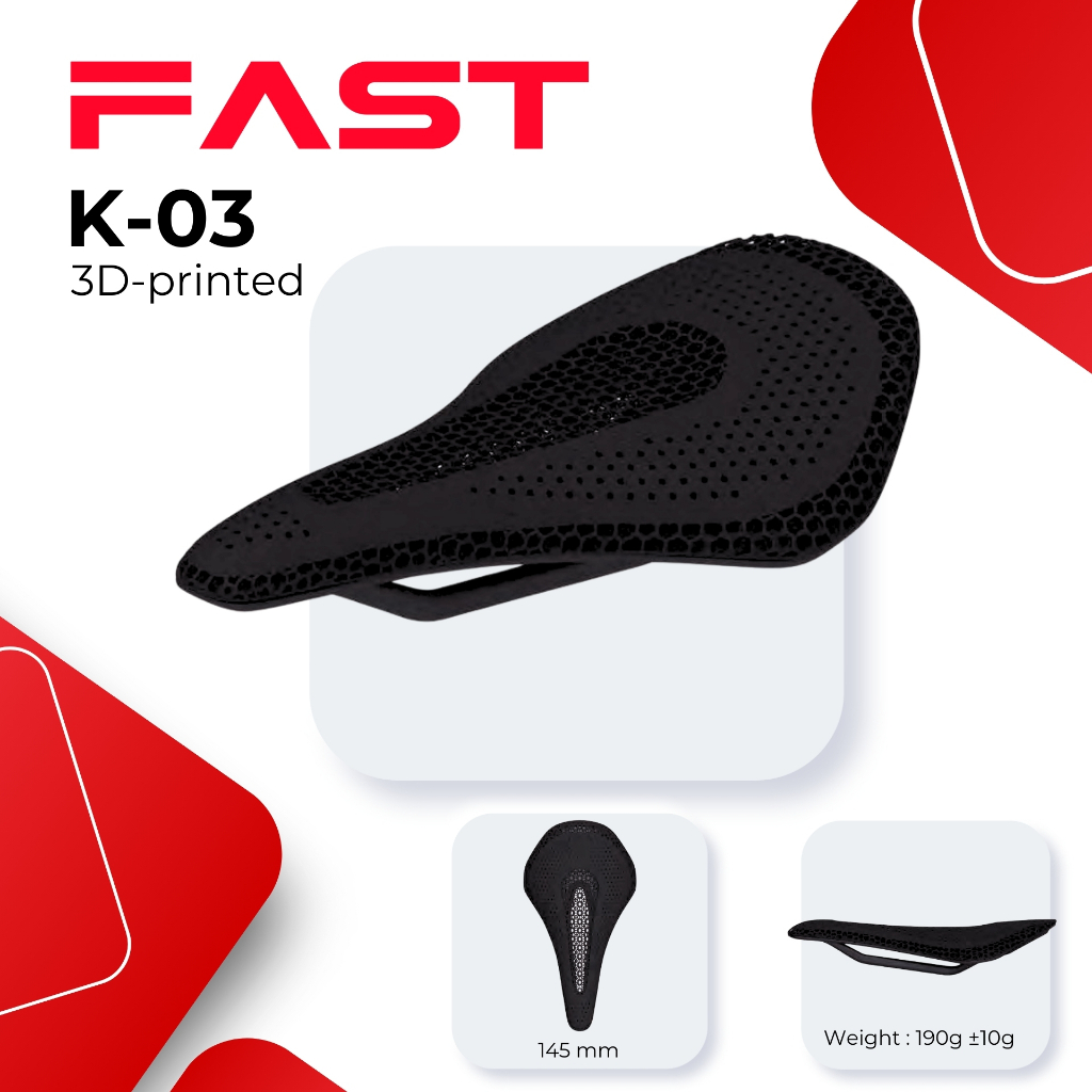 FAST เบาะจักรยาน รุ่น K-03 (3D Printed)
