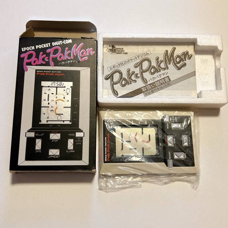 【USED】epoch pocket digi com Pak Pak man retro game