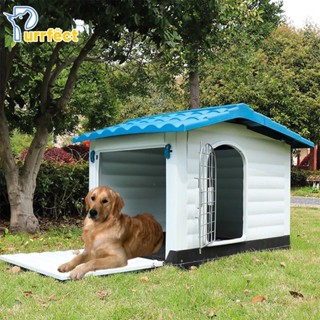 บ้านสัตว์เลี้ยง บ้านหมา บ้านสุนัขไม้ ที่พักพิง เตียงหมาใหญ่ …