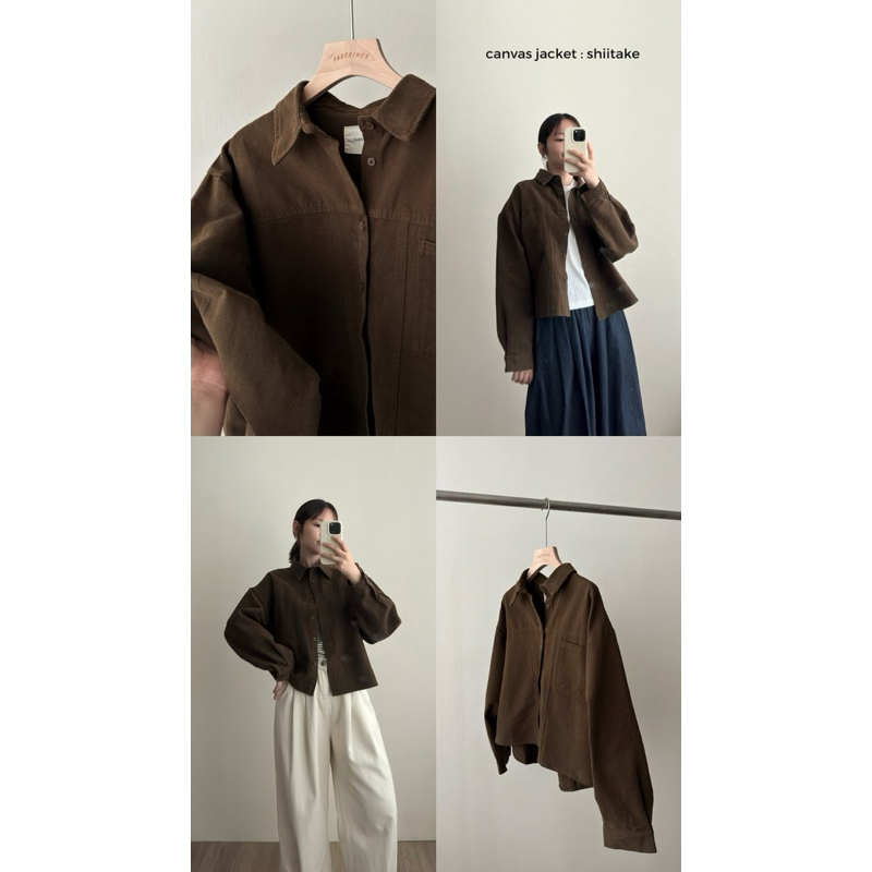 FADTHINGS :CANVAS cotton jacket 🍕 รูปที่ 2