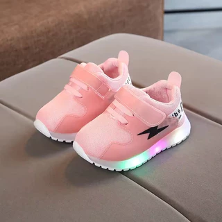 2026 Spring And Autumn Children LED Sneakers Boys Glowing Shoes kids Baby Girls Toddler Shoes with Light Up Luminous