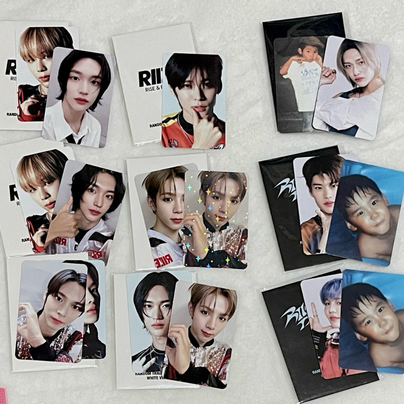 (เลือกเมม) RIIZE - fancon trading card  Baby ver + Riize trading card pop up md