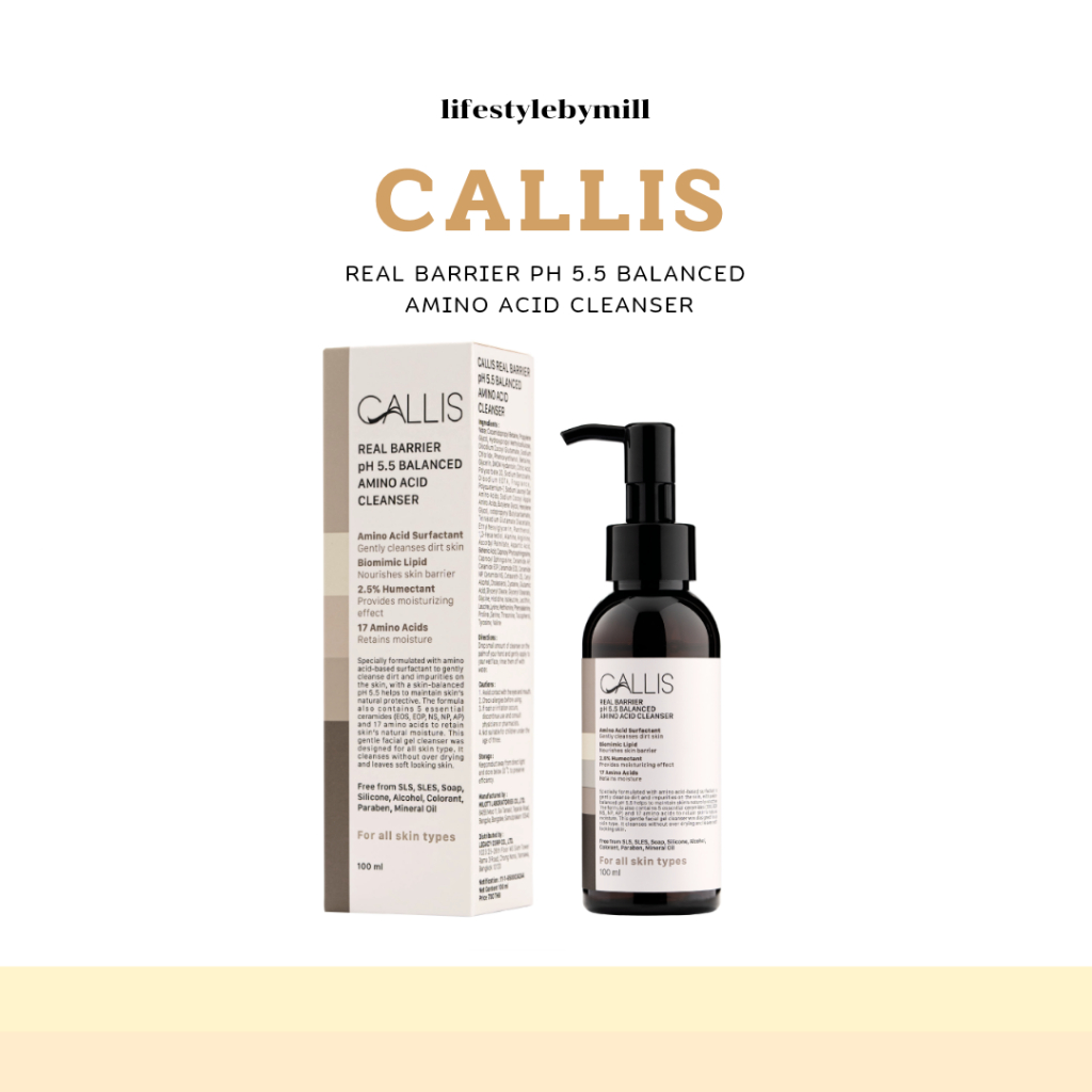 CALLIS REAL BARRIER PH 5.5 BALANCED AMINO ACID CLEANSER