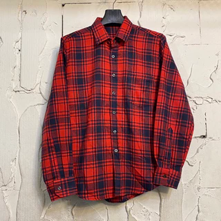 เสื้อเชิ้ตลายสก็อตแขนยาว M-4XL ผ้า cotton brush ใส่สบาย นุ่ม ลายสุดฮิต เสื้อเเขนยาวลายสก็อต