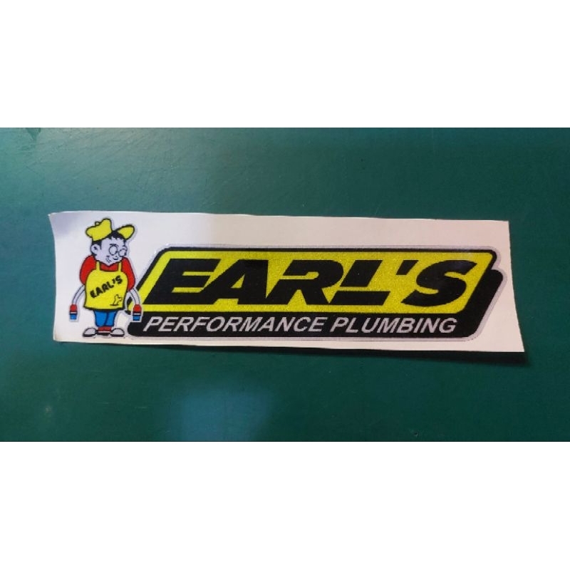 sticker  EARLS  PERFORMANCE 3M ยาว 12 cm