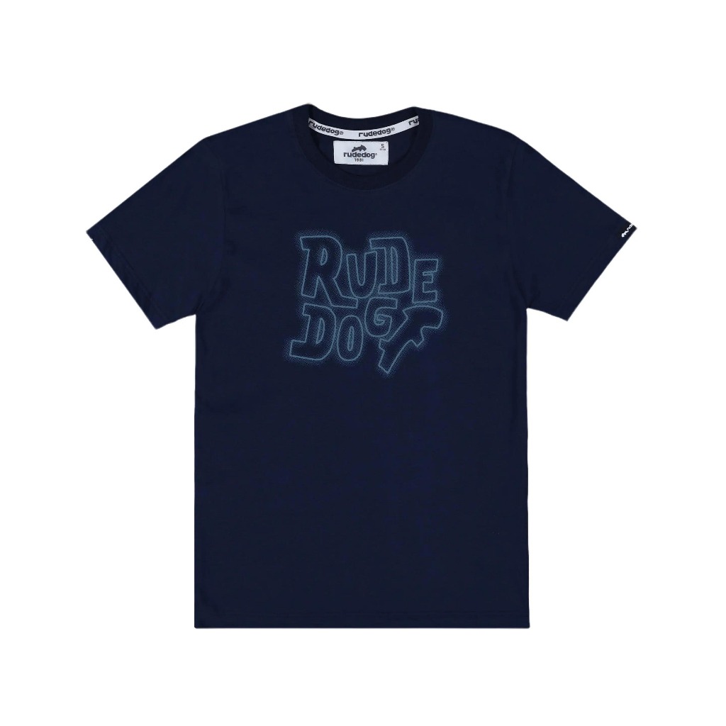 เสื้อยืด  แบรนด์ RUDEDOG นุ่มตัวท็อป รุ่น DOGBLUR รูปที่ 4