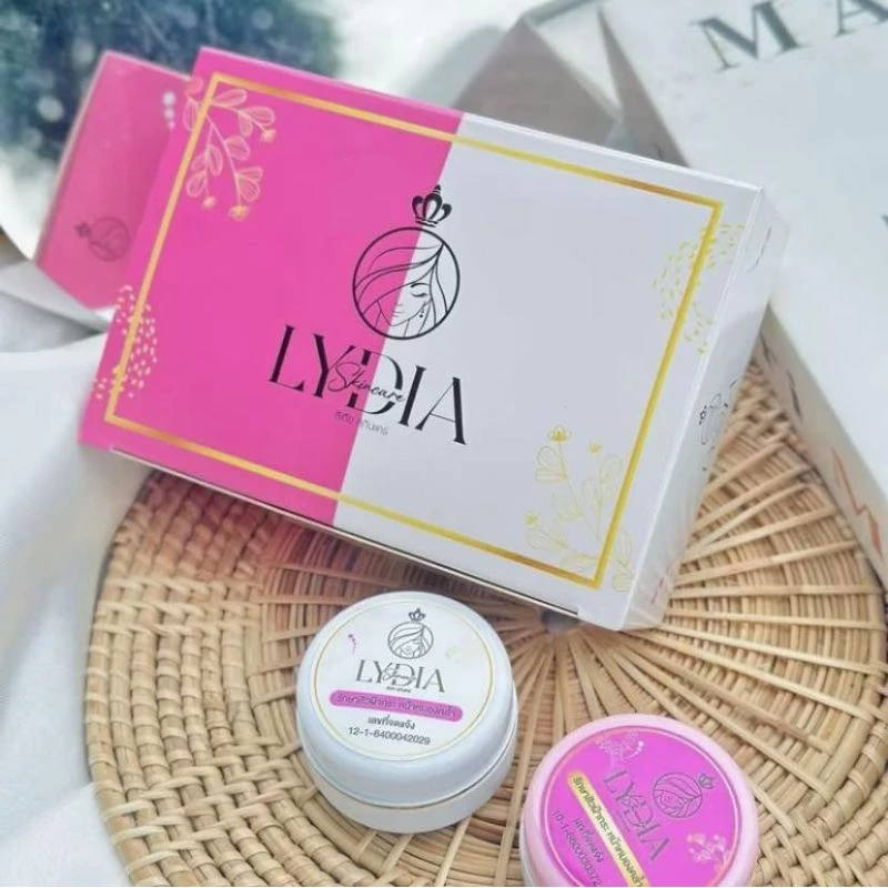แพ็คเกจใหม่ล่าสุด✨ Lydia Skincare ครีมลิเดียสกินแคร์ (แท้💯%) 1ชุดมี 2ตลับ /10 กรัม thumbnail 5