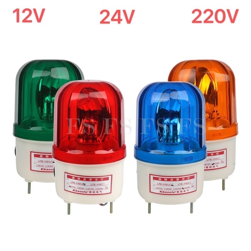 ลดล้างสต๊อก!! ไฟไซเรน ไฟฉุกเฉิน LTE-1101 1121 1161 ไม่มีเสียง 12V 24V 220V สินค้าพร้อมส่งจากไทย