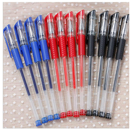 ปากกาเจล มี3สี 0.5mm หัวปกติ/หัวเข็ม Classic 0.5 มม.(สีน้ำเงิน/แดง/ดำ) ปากกาหมึกเจล tm99