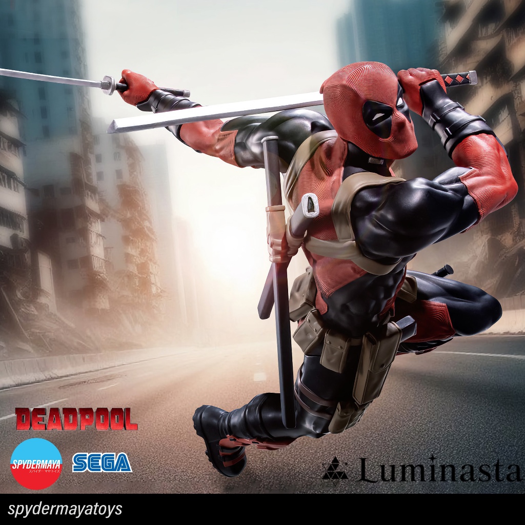 [พร้อมส่ง] ฟิกเกอร์   Deadpool Luminasta - MARVEL - SEGA