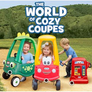 นำเข้า 🇺🇸💥ลิขสิทธิ์แท้100% รถขาไถเด็ก ยอดนิยม Little Tikes Cozy Coupe สีแดง,สีดำ,สีเขียว,สีชมพูเข้ม,สีม่วง