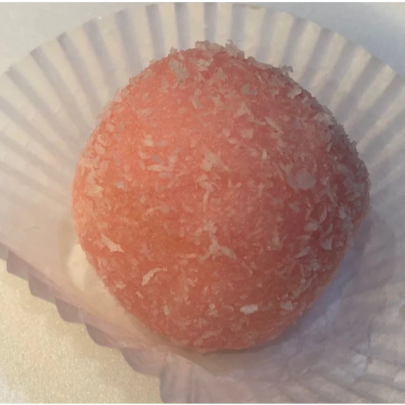 ลาดู ลัดดู laddu มะพร้าวกุหลาบ ขนาด 20 กรัม ถวายพระแม่ลักษมี ถวายพระพิฆเนศ ถวายองค์เทพ