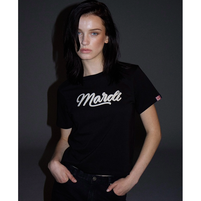 พร้อมส่ง Mardi Mercredi SLIM TSHIRT MARDI VINTAGE LOGO