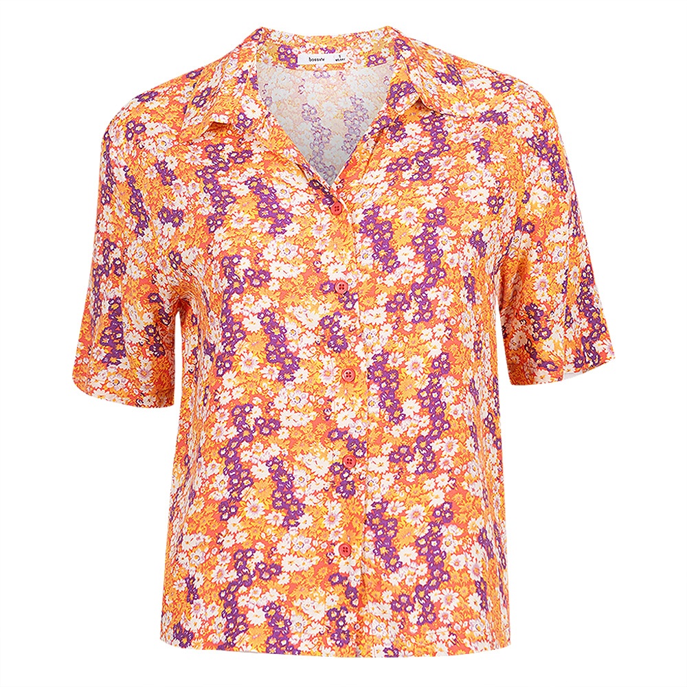 BOSSINI เสื้อเชิ้ตแขนสั้น ผู้หญิง รหัส 242213003
