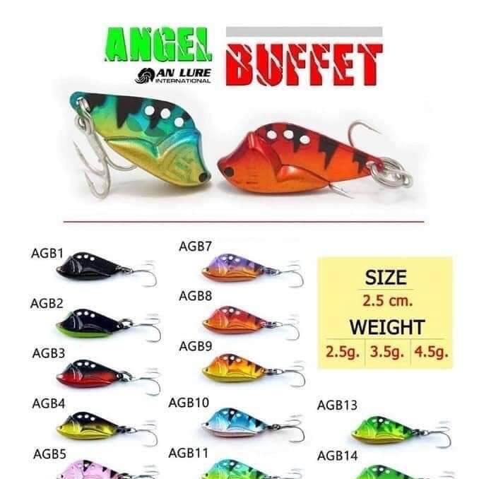 A12 กระดี่ไมโคร ANLURE รุ่น Angel Buffet เหยื่อปลอม สำหรับเก็บตกกระพงบุพเฟ่