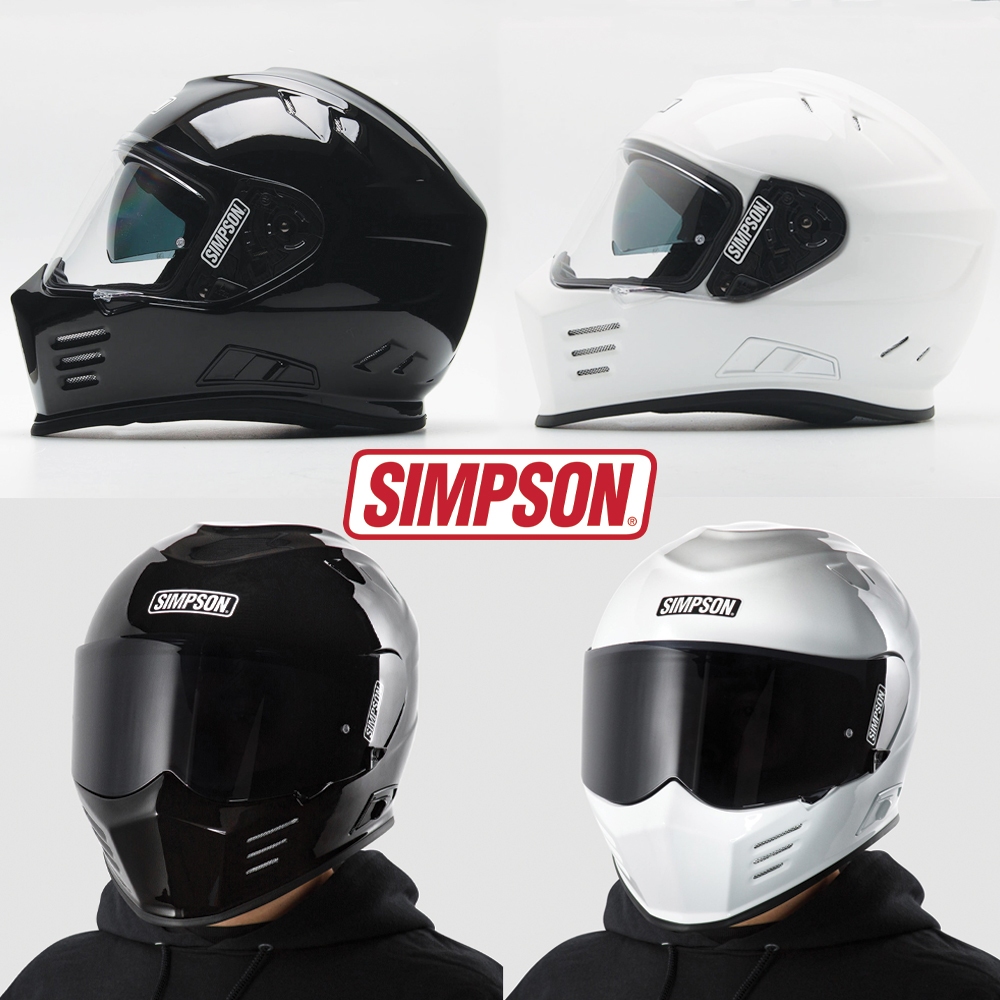 หมวกกันน็อก SIMPSON HELMET - GHOST BANDIT ทรงสวย เท่ clubstyle harley davidson