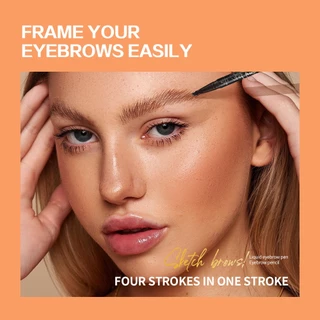 [Music Flower] Sketch Brows ปากกาและดินสอเขียนคิ้วสองด้าน 1.5 มม. สูตร กันน้ำกันเหงื่อ 24 ชม.