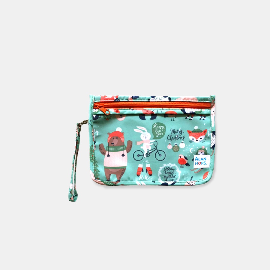 Alan Hops กระเป๋าใส่เอนกประสงค์ รุ่น Daily Buddy Strap ลาย Joyful Holidays