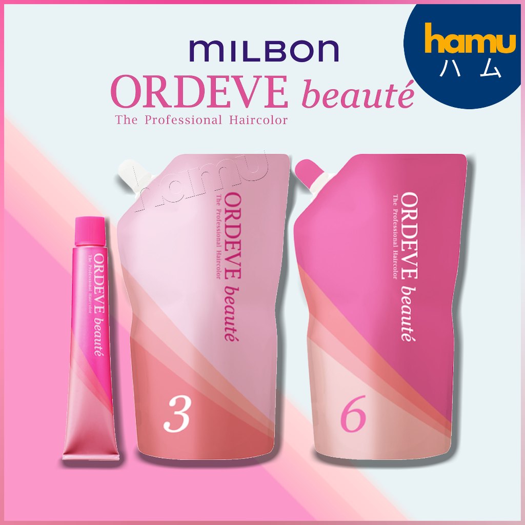 MILBON® ORDEVE Beaute Haircolor ผลิตภัณฑ์ปิดผมขาวสไตล์แฟชั่น