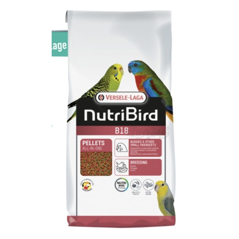 อาหารนกb18 nutribird b18 1kg.(แบ่งขาย)