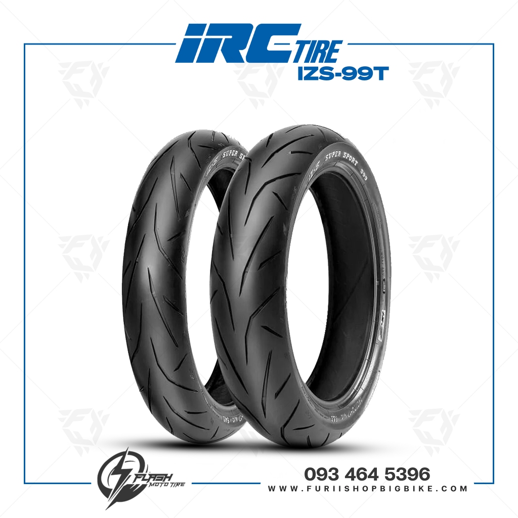 [ ชำระเต็มจำนวน ] ยางมอเตอร์ไซค์ IRC TIRE : IZS-99T