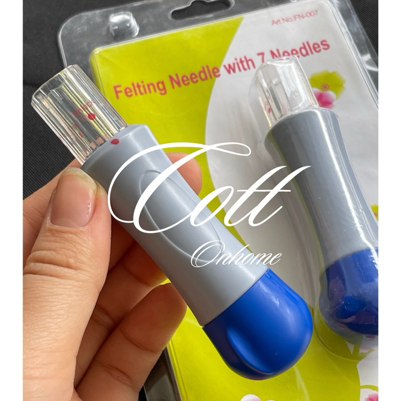 Felting needle  (รุ่นเข็ม7เล่ม) สินค้าพร้อมส่งจากไทย